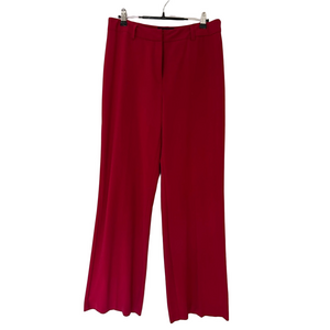 Gloria Vanderbilt Women's Vibrant Red Wide Leg Pants Size 10